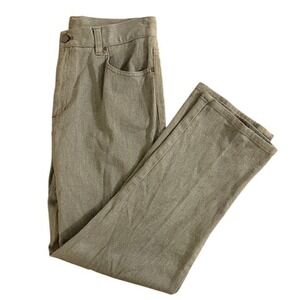 Lauren Jeans Co Ralph Lauren Petite Gray Straight Leg Pants Size 10P